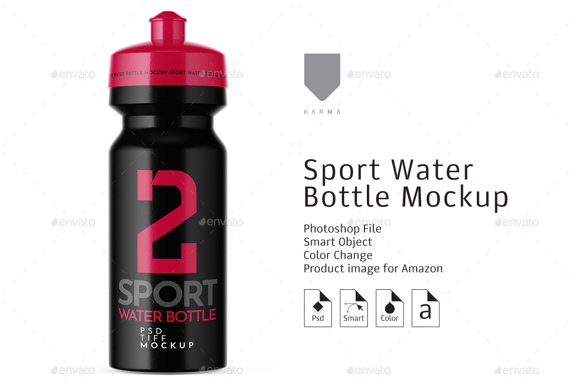 Sport Water Bottle Mockup (1)