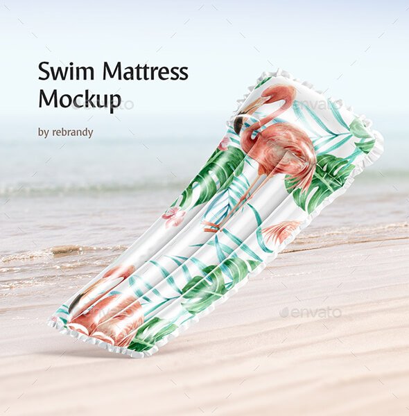 Swim Mattress Mockup