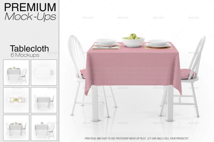 24+ Best Tablecloth Mockup PSD Templates - Mockup Den