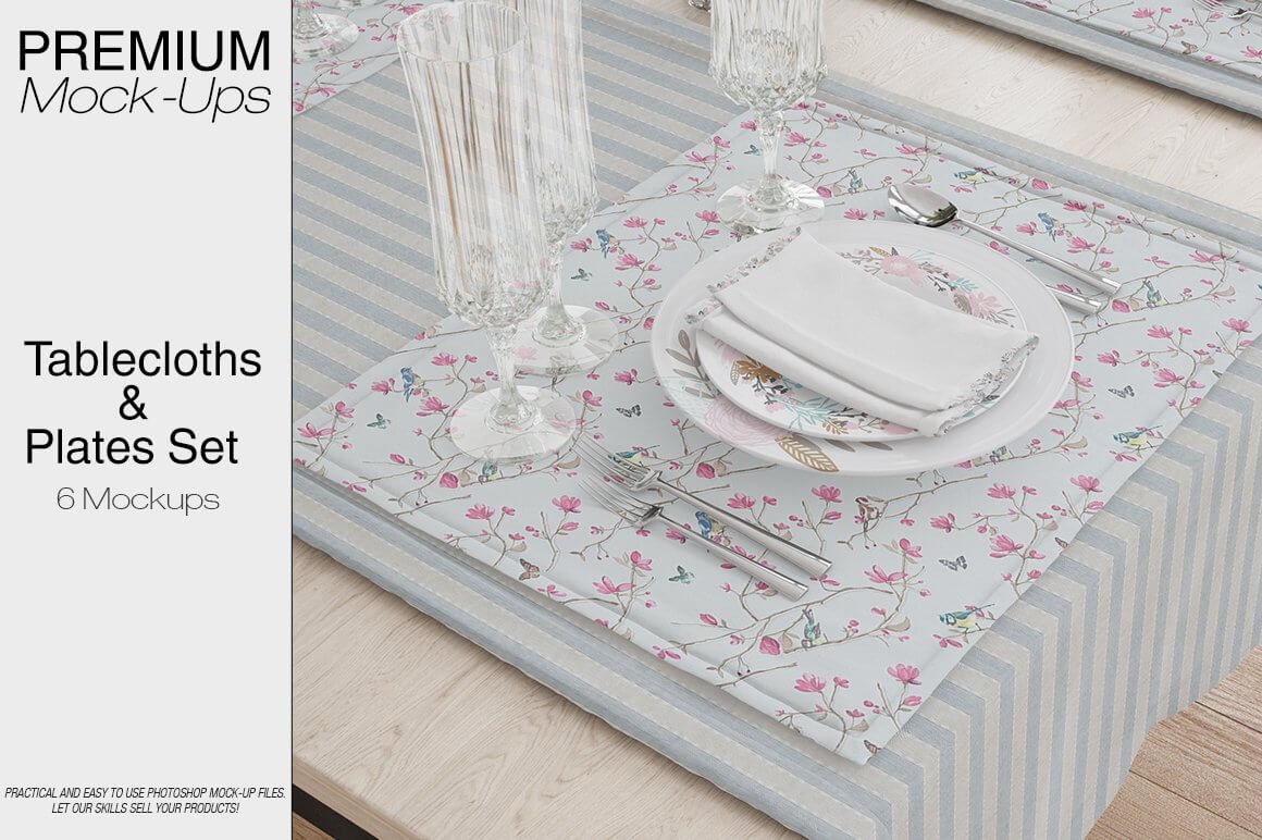 Tablecloth, Runner, Napkins & Plates