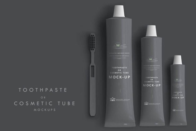 Download 20+ Brandable Tooth Paste Mockup Packaging PSD Templates