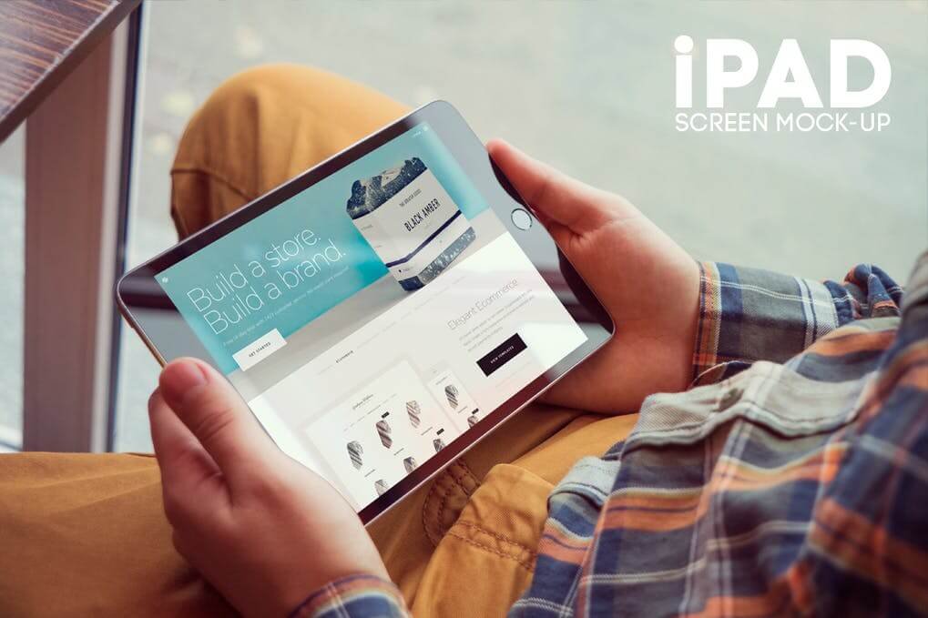 iPad Screen Mockup