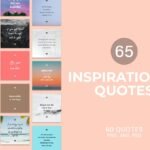 65 Inspirational Socail Media Quotes Pack