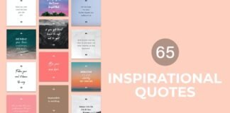 65 Inspirational Socail Media Quotes Pack