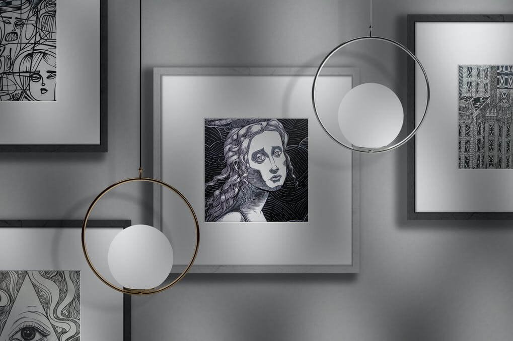 Artwork Frames Photo Mockup