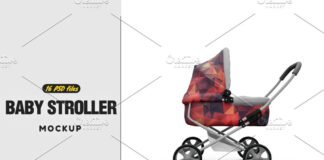 Baby Stroller MockUp (1)