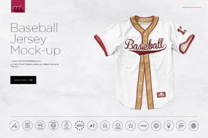 Download 15+ Best Baseball Jersey Mockup PSD Templates - Mockup Den