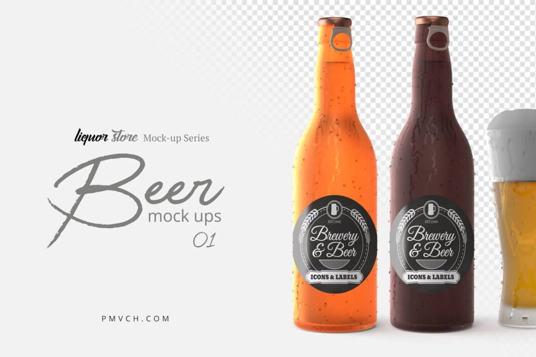 37+ Best Beer Ad Mockup PSD Templates Mockup Den