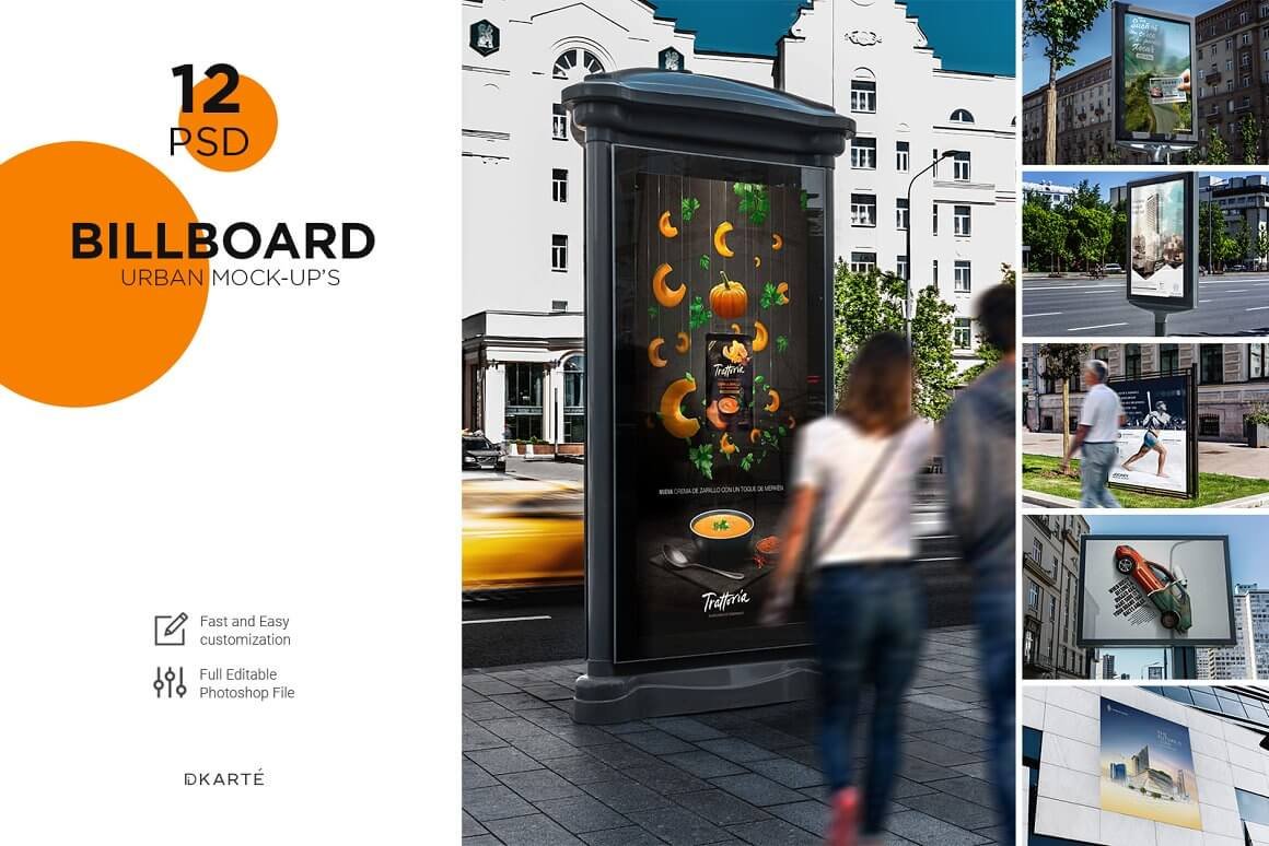 Billboards Urban Mock-Up