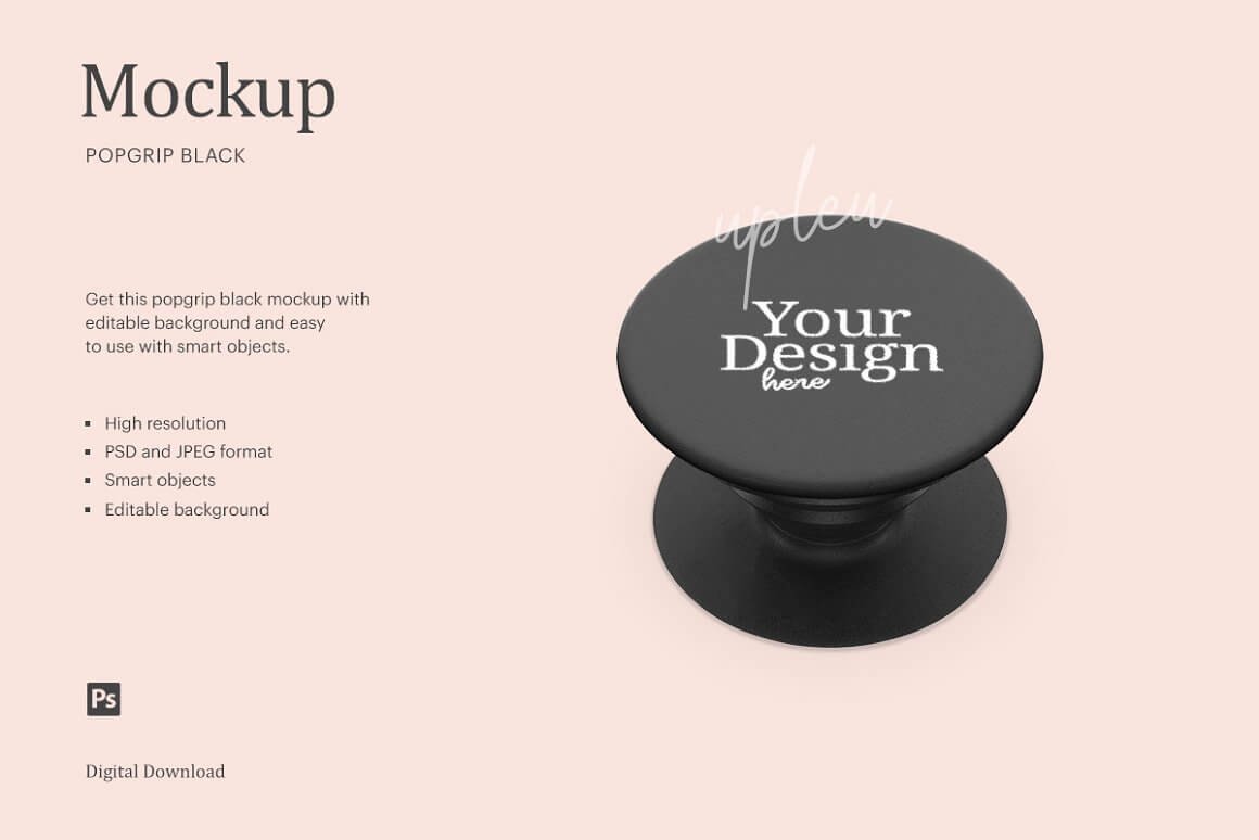 18 Best Popsocket Mockup Psd Templates Free Premium