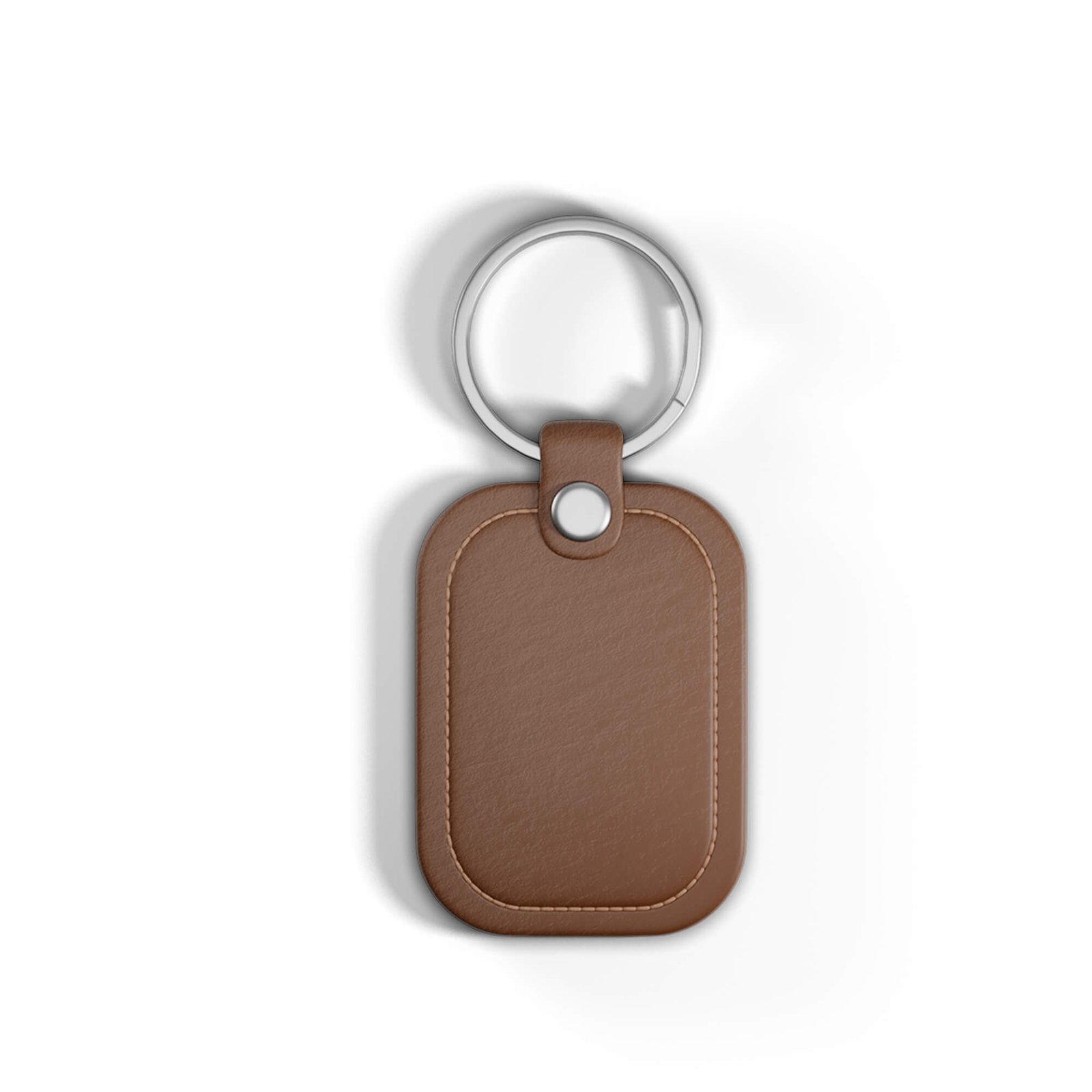 Blank Free Leather Keychain Mockup PSD Template
