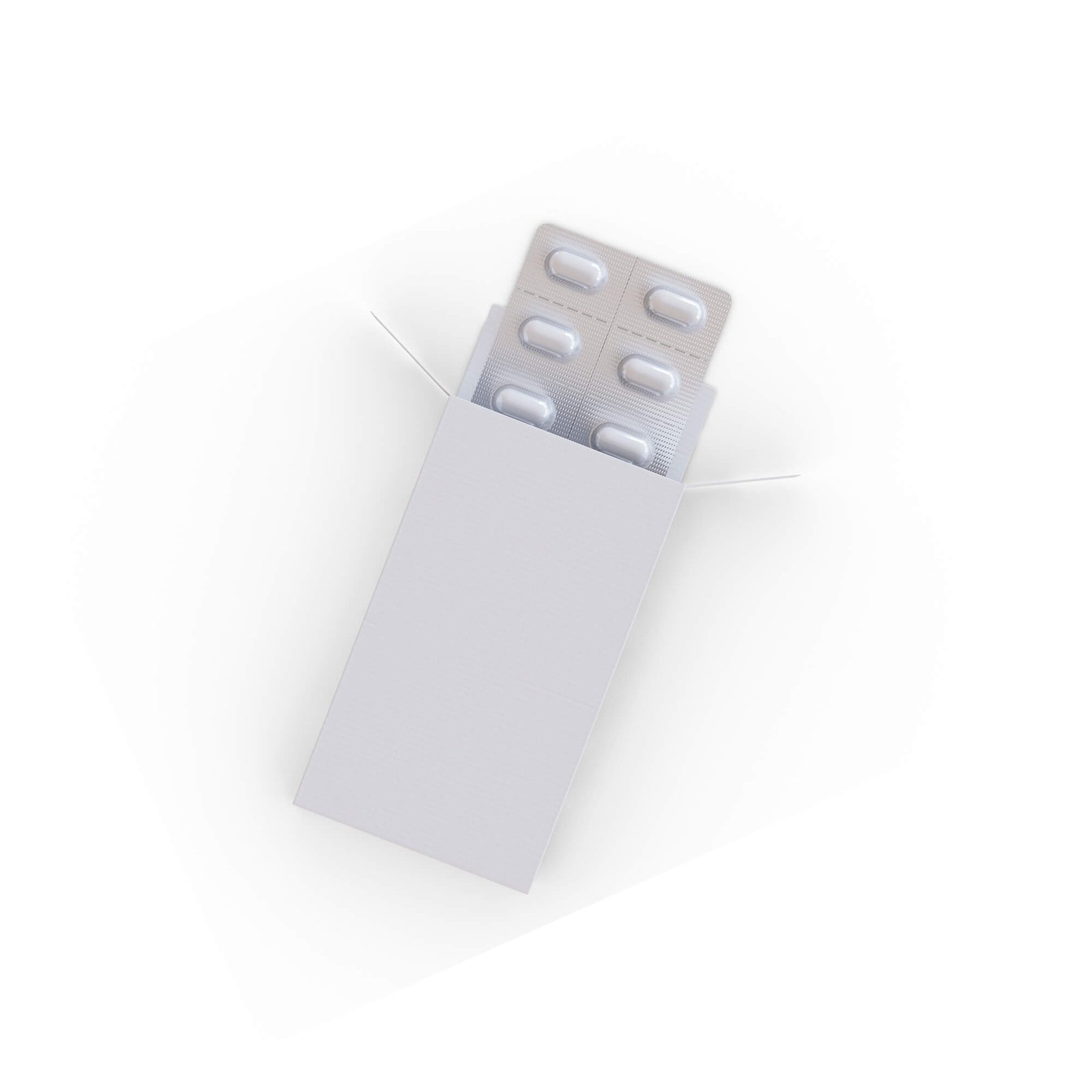 Blank Free Medical Packaging Mockup PSD Template