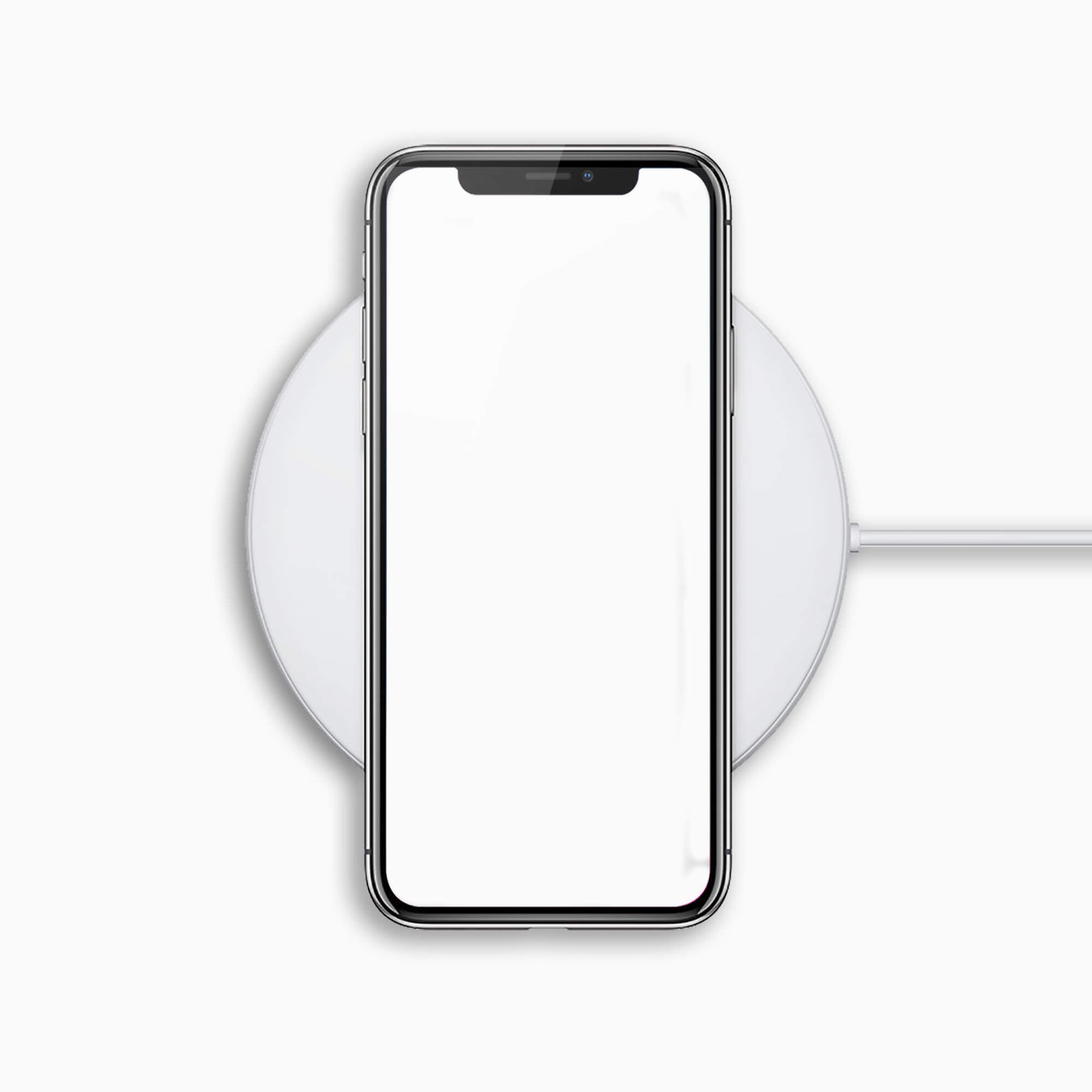 Blank Free Wireless Charger Mockup PSD Template