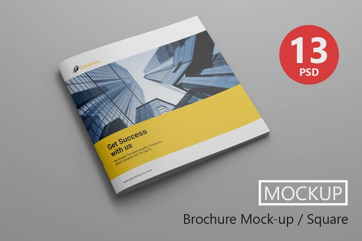Brochure Mock-up Square