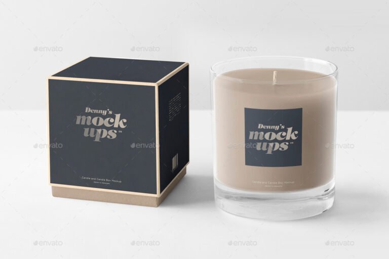27+ Best Candle Label Mockup PSD Templates