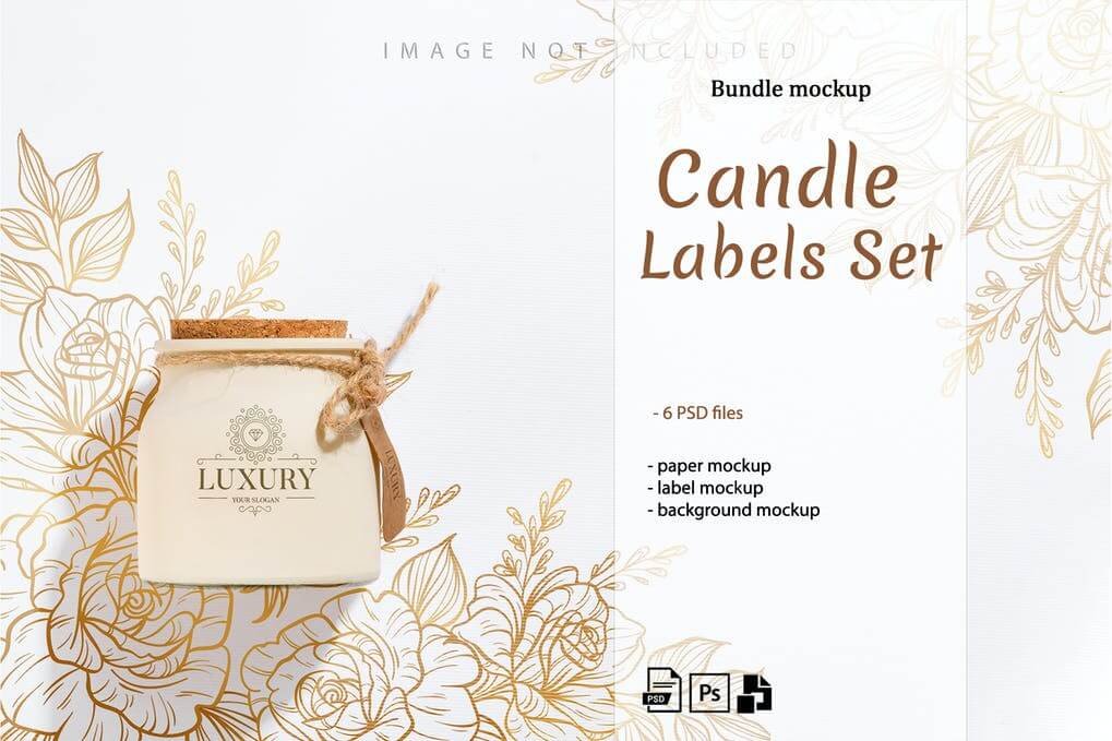 Candle labels Set