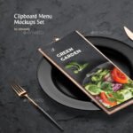 Clipboard Menu Mockups Set