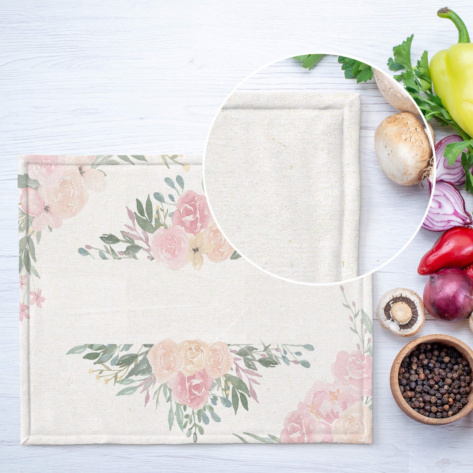 Free Placemat Mockup PSD Template