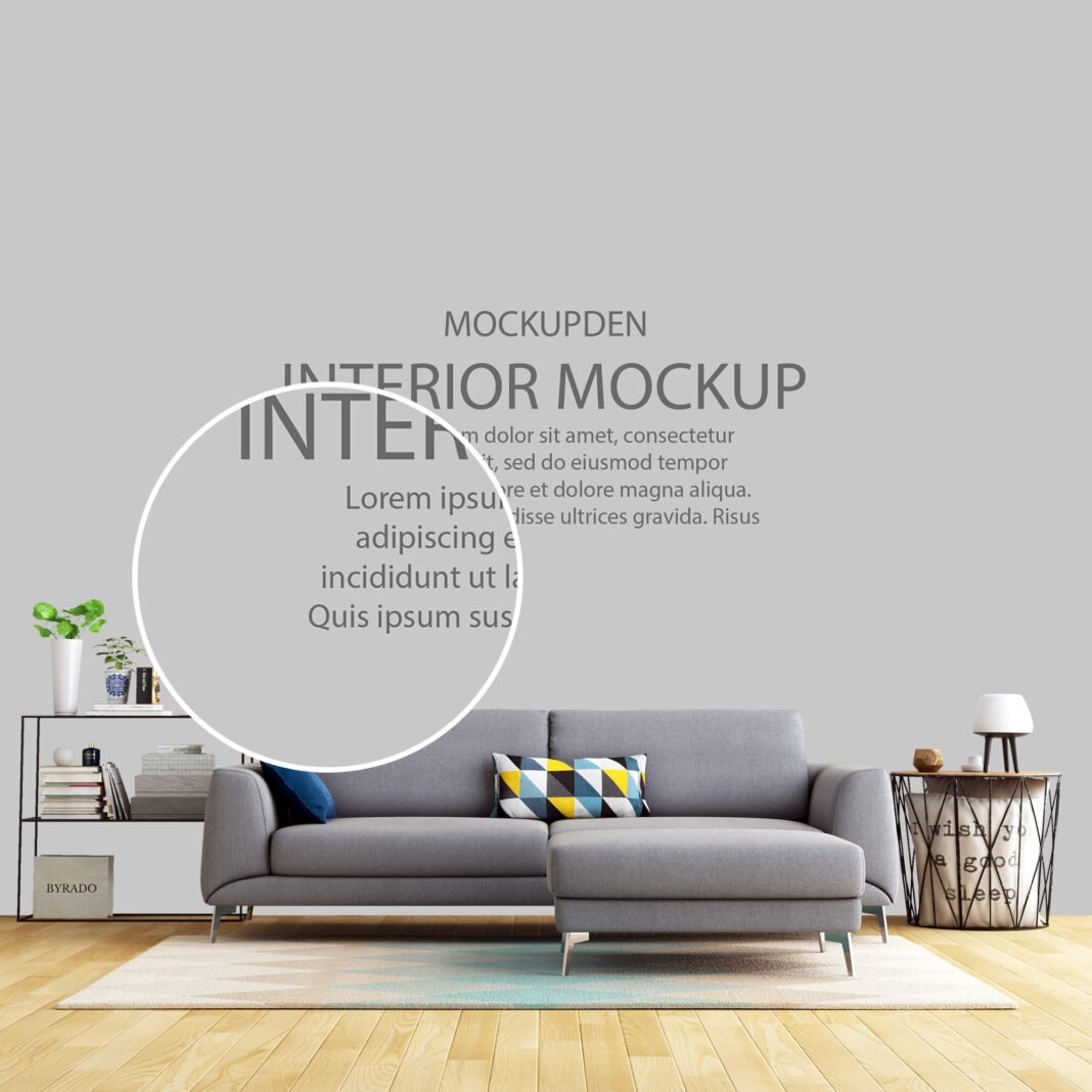 Free Interior Mockup PSD Template - Mockup Den