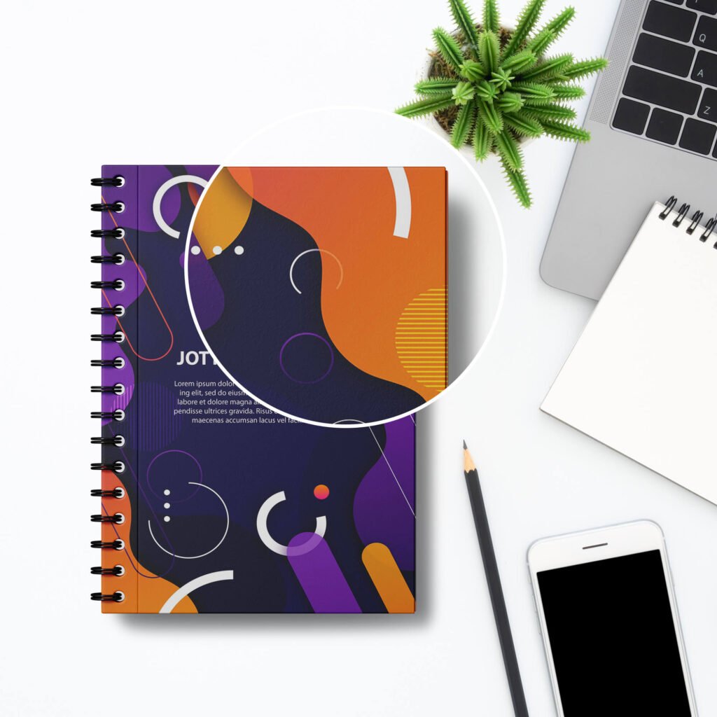 Free Jotter Mockup PSD Template Mockup Den