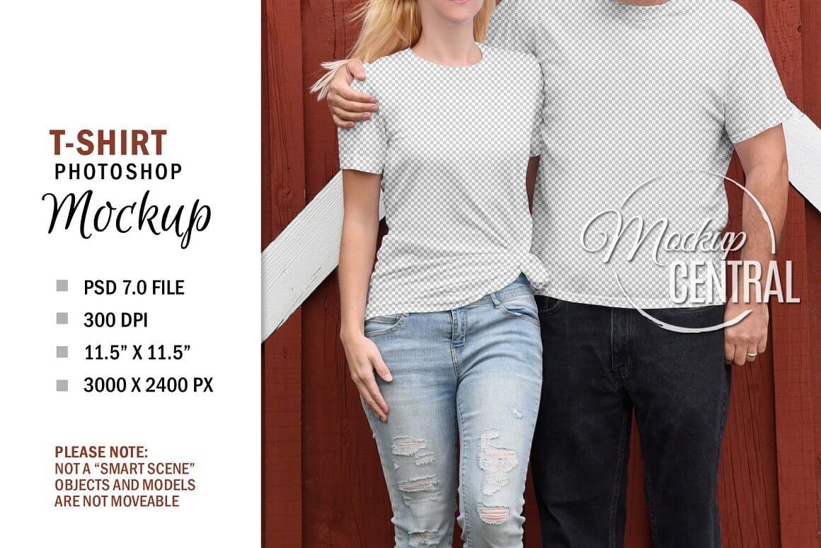 Download 41 Best Couple T Shirt Mockup Psd Templates Mockup Den