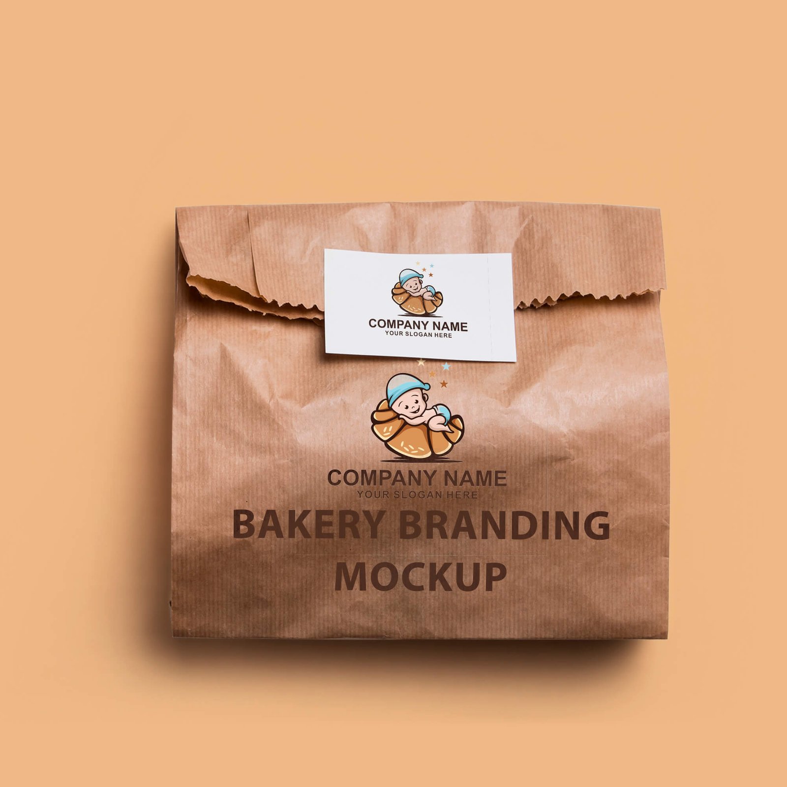 Design Free Bakery Branding Mockup PSD Template