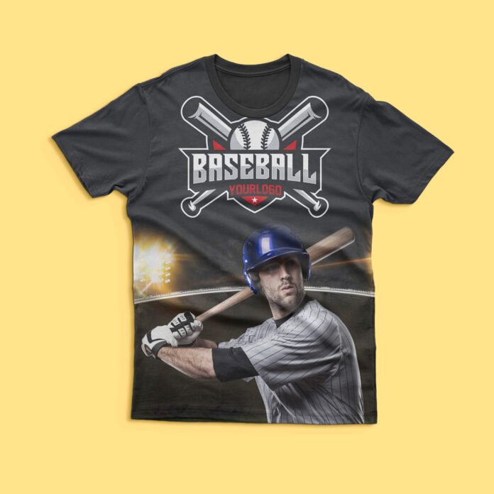 Free Baseball Tee Mockup PSD Template - Mockup Den