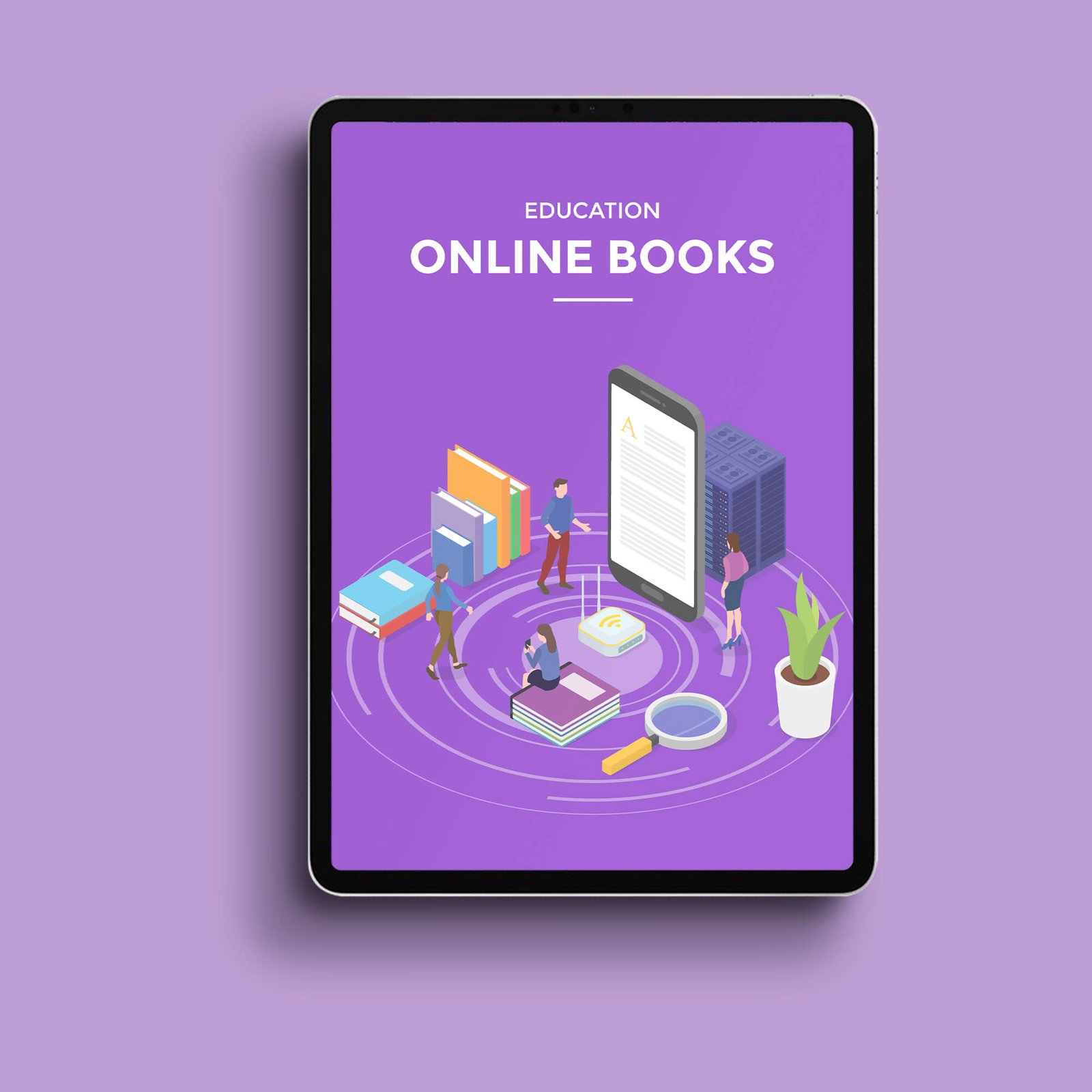 Design Free Ebook Cover Mockup PSD Template