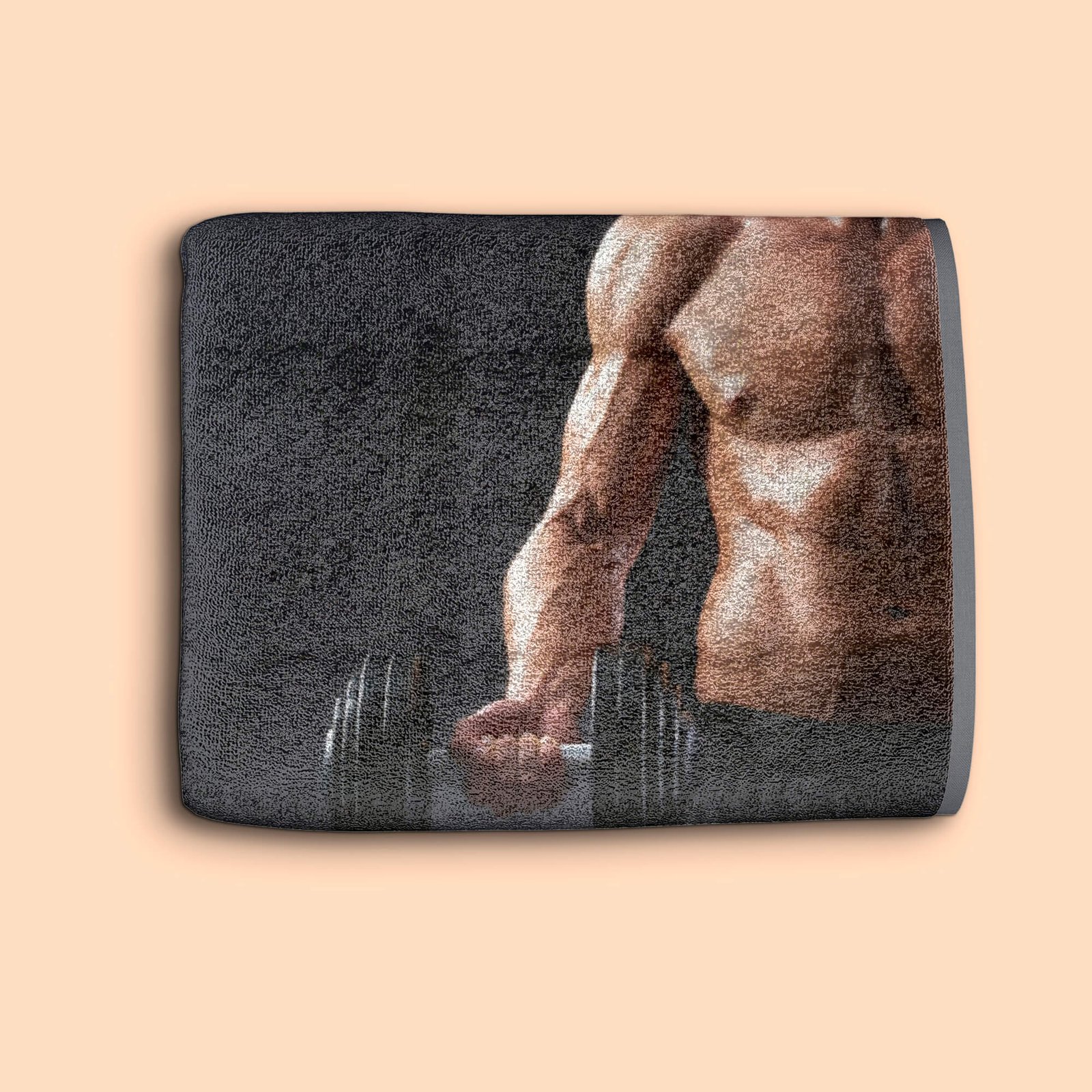Design Free Gym Towel Mockup PSD Template