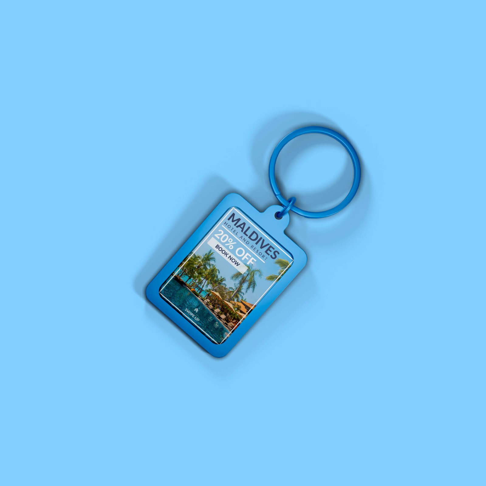 Free Hotel Keychain Mockup PSD Template - Mockup Den