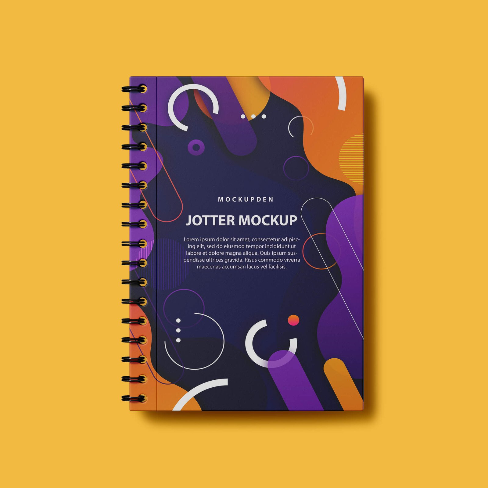 Free Jotter Mockup PSD Template - Mockup Den