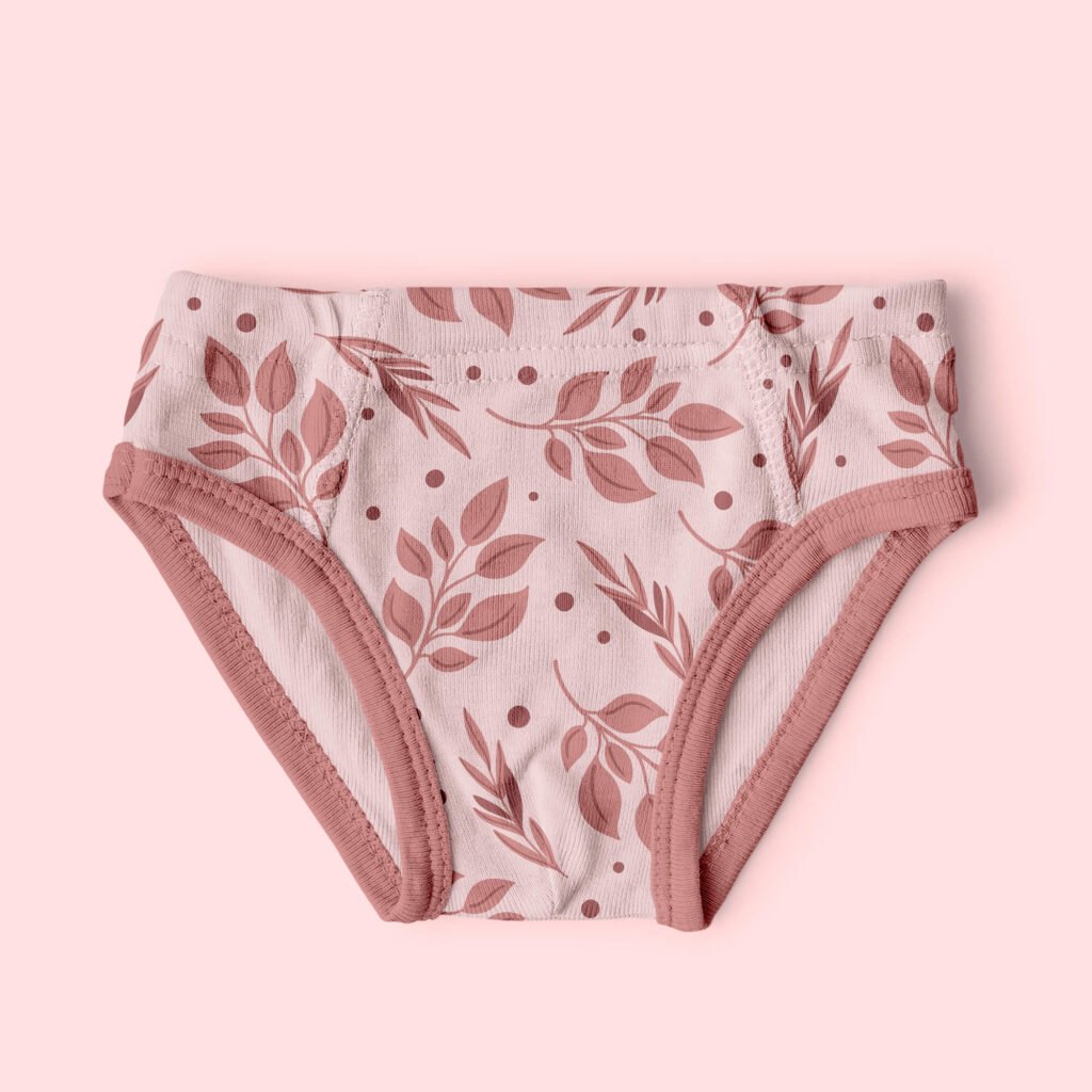 Free Kids Underwear Mockup PSD