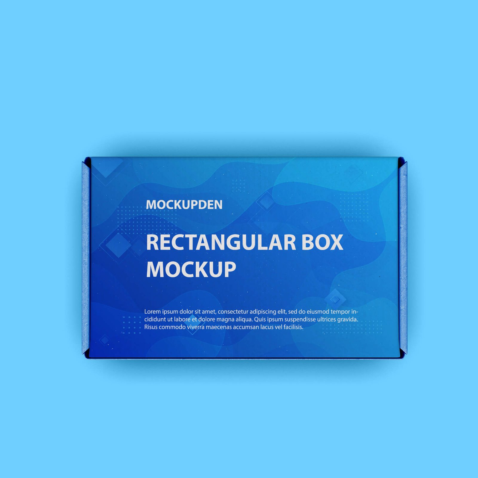 Design Free Rectangular Box Mockup PSD Template