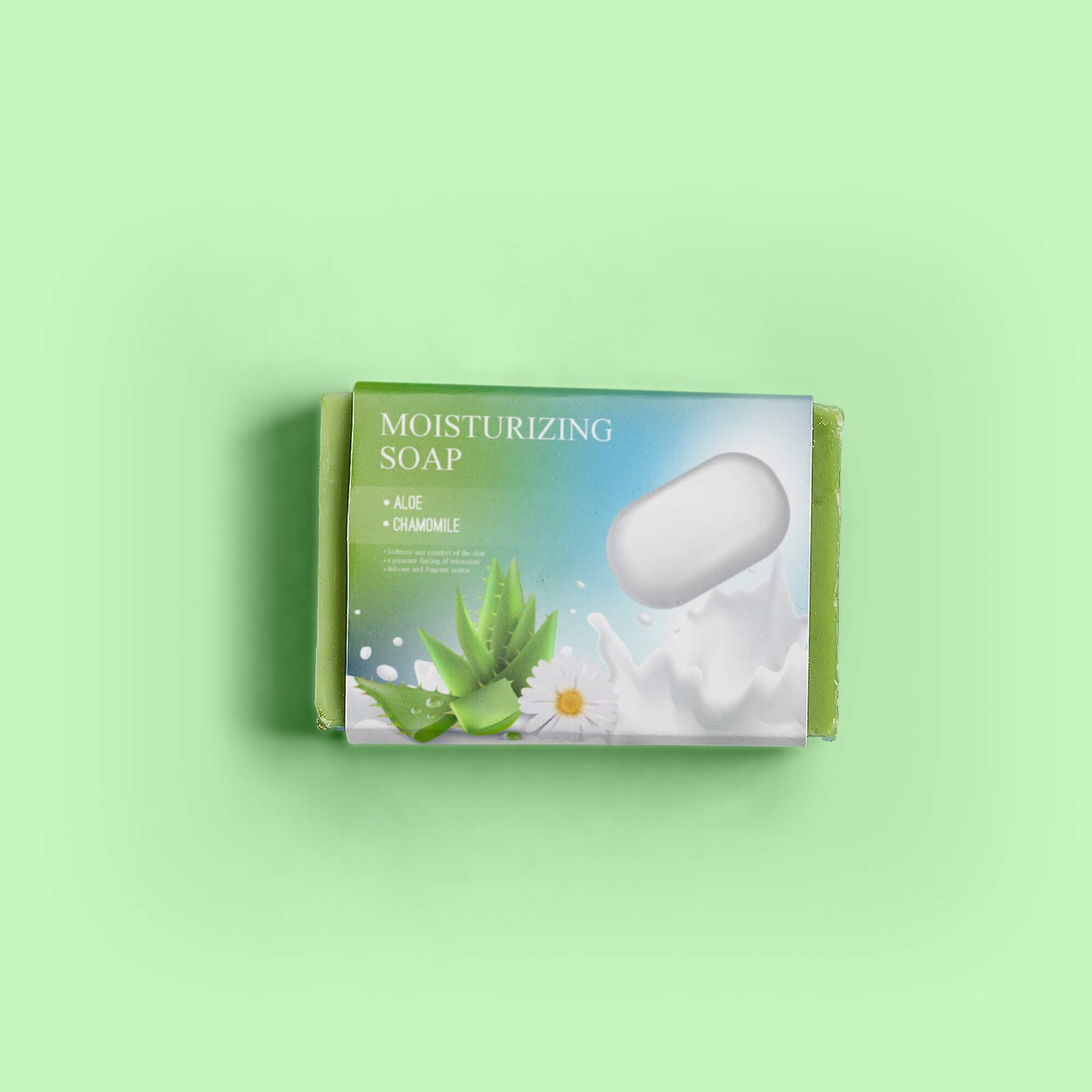 Design Free Soap Packaging Mockup PSD Template