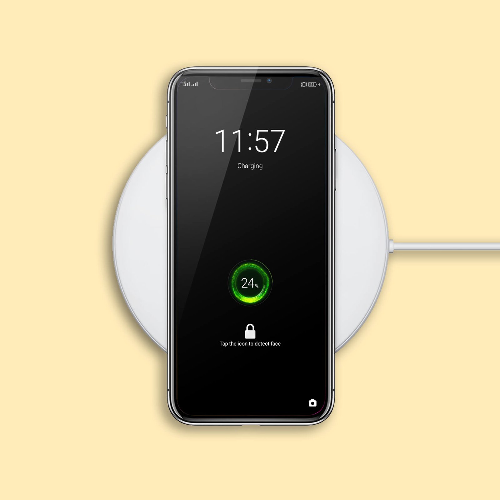 Design Free Wireless Charger Mockup PSD Template