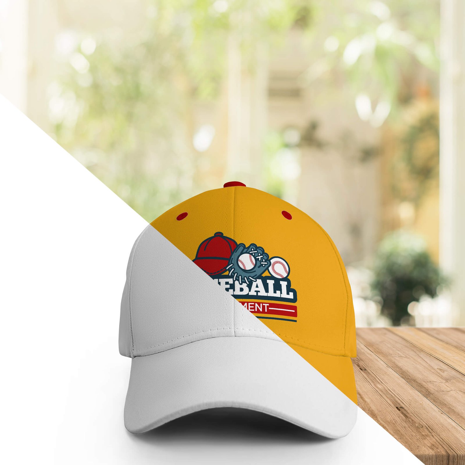 Editable Free Baseball Cap Mockup PSD Template (2)