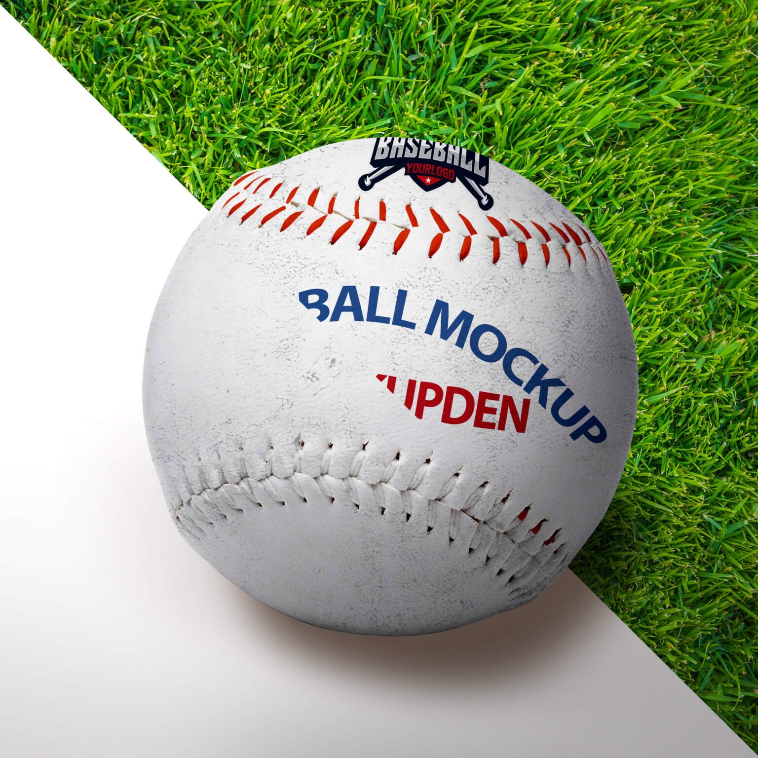 Free Baseball Mockup PSD Template