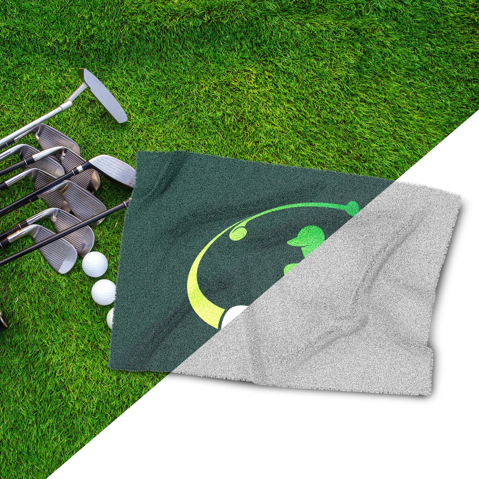 Editable Free Golf Towel Mockup PSD Template