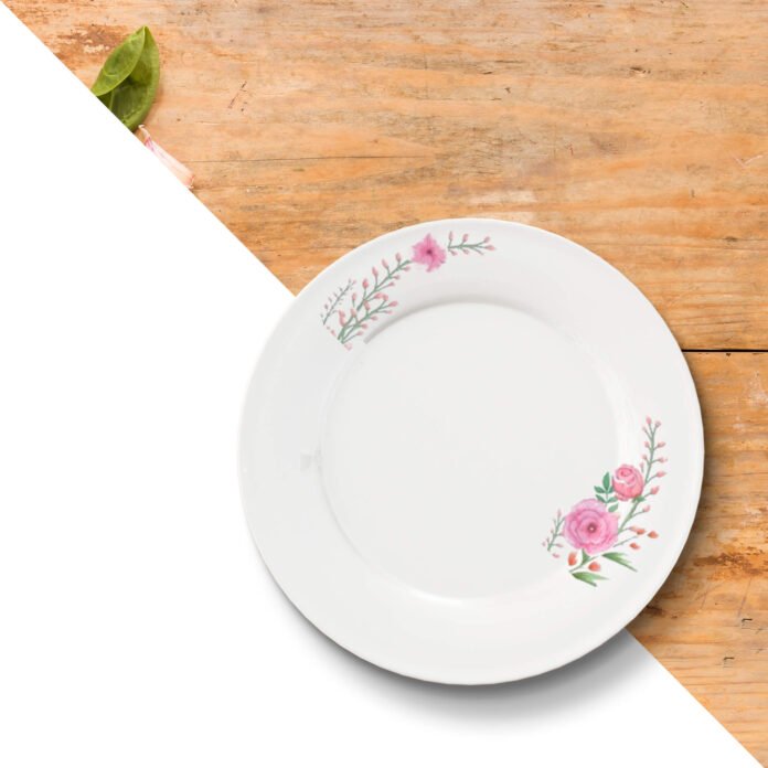 Free Plate Mockup PSD Template