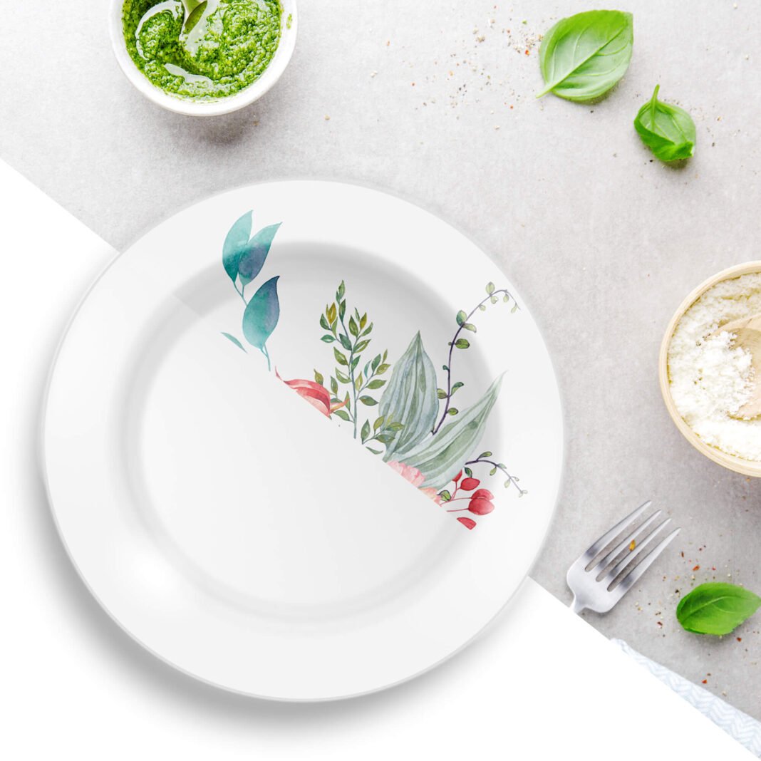 Free Dining Plate Mockup PSD Template Mockup Den