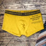 Free Boxer Brief Mockup PSD Template Free Boxer Brief Mockup PSD Template