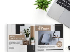 Free Brand Book Mockup PSD Template