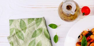 Free Dishcloth Mockup PSD Template