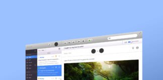 Free Email Mockup PSD Template