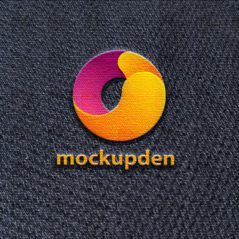 Free Embroidery Mockup PSD Template
