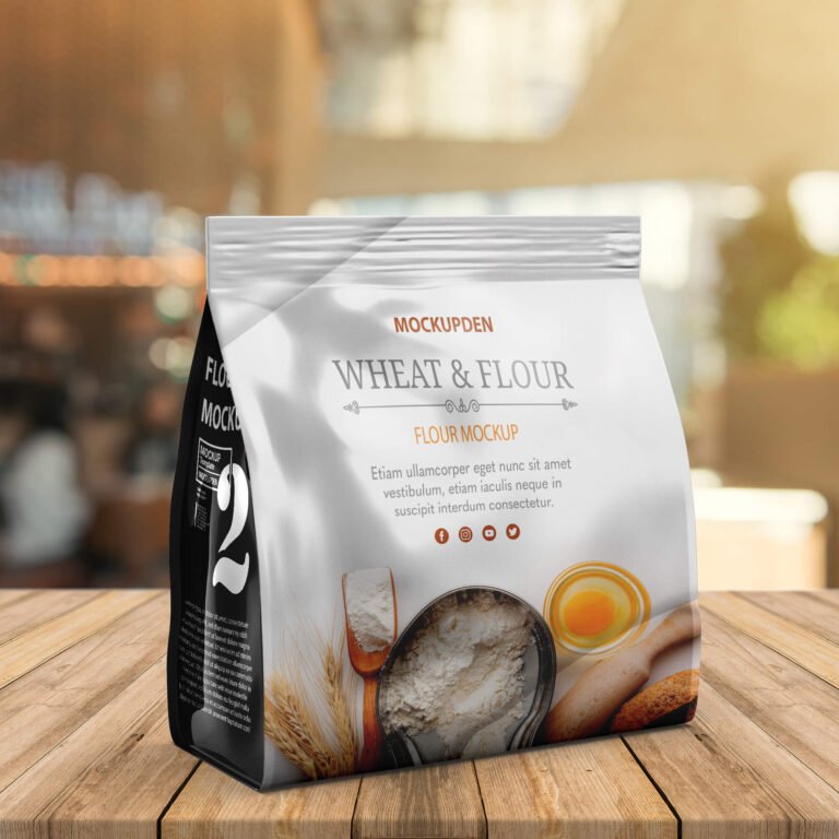 Free Flour Mockup PSD Template