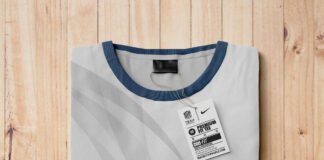 Free Folded White T Shirt Mockup PSD Template