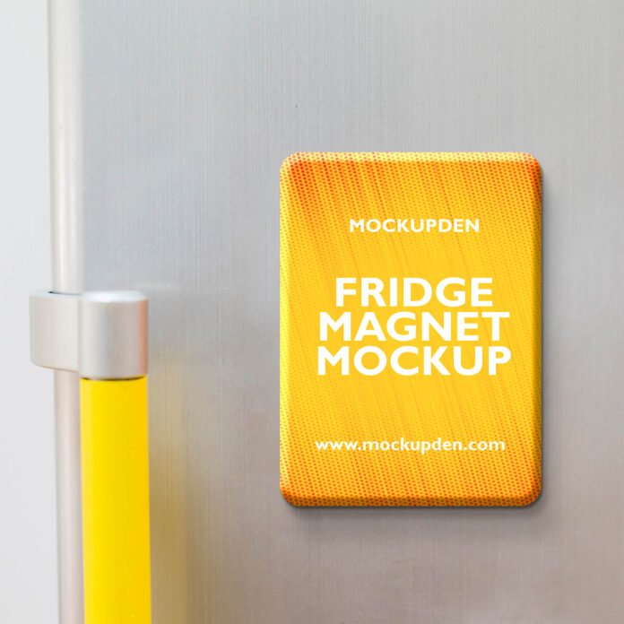 Download 12+ Best Fridge Magnet Mockup PSD Templates - Mockup Den