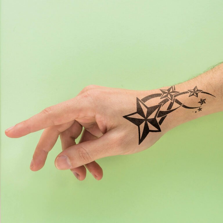 Free Hand Tattoo Mockup PSD Template