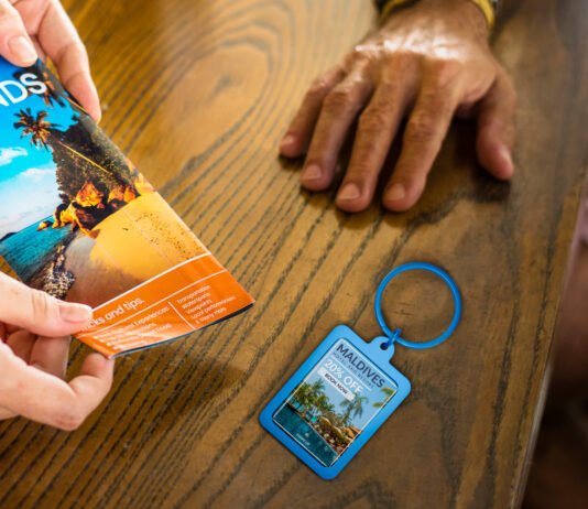 Free Hotel Keychain Mockup PSD Template